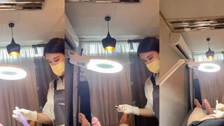 [왁싱샾] 쿠퍼액 질질싸며 여자 왁서와 대화 (3)