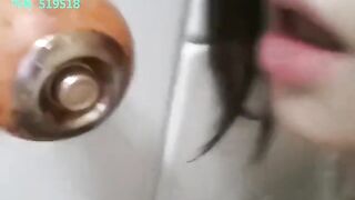 고전 문손잡이녀