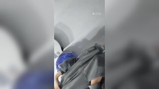 단발 회색추리닝