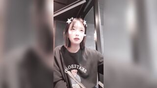 취한 틱톡 라방녀 화장실 노출