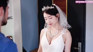 웨딩드레스 입고 떡치면