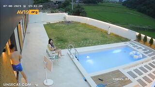 신작IP 펜션수영장_비키니 커플 ipcam