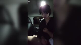 이런거 처음이라는 어린 숏컷 대딸녀