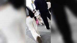 팬티색 다보여주는 흰바지녀 ipcam