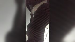 줄무늬 원피스녀