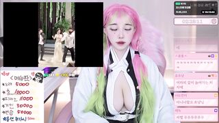 치지직 나는찬ㅁㅣ귀칼코스프레 korean bj (5)