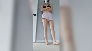 슬랜더 빈유녀 셀카