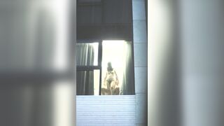 호텔 창문으로 보여주는 커플 ipcam korean porn (5)