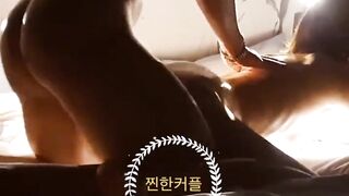 조명빨 예술이다 찐한커플