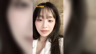 츄_방송중 잠옷입고 노템_꼭툭튀 korean bj