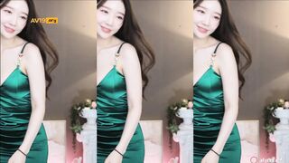 금화_에메랄드 슬립 댄스리액션 korean bj