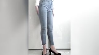 아이돌 연습생 스키니진