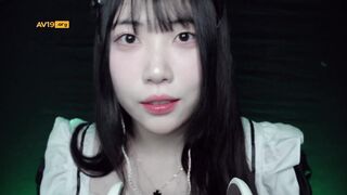 두부 ASMR 메이드의 수상한 귀청소 롤플레이