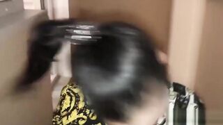 보수적인 인도 보기드문 미녀 오랄