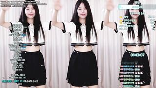 약후 세라복 스쿨룩 테니스 치마 BJㅎㅇ파 korean bj