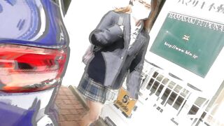 制服Z世代の青空劣情日記＃露出マ●コに風が当たる露出サイコー！02「ヌルテカ、メコスジマッサージ中毒」 ipcam