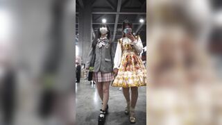 制服JKダブルポニーテール娘。お買い物中CD白い下着姿 ipcam 1