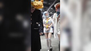制服JKダブルポニーテール娘。お買い物中CD白い下着姿 ipcam 3