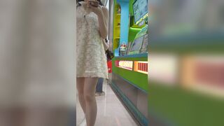 (BC-AA-512)超短包臀裙小姐姐喝完酒买小吃..蕾丝边粉内被CD ipcam 3