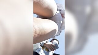 【KFC】制服JK学生妹和同学逛街拍照。黑丝袜白内前后CD[某房原版] ipcam 3