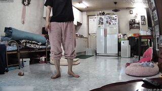 韩国家庭摄像头济州航空空姐的日常生活。 这么漂亮的女人是给上层社会的男人享用的(有一部是没声音的) ipcam 2
