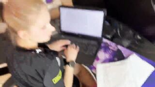 경찰복 코스프레 얘쁜 서양녀