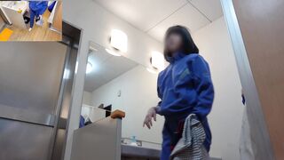 【テニス合宿】（2人×２カメ！）仲良し2人のぷりぷりちゃん！おま○こ丸出し浴衣にお着替え ipcam