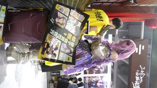 【xxn-144】蓝黑色lo裙小姐姐..性感网袜配粉内前后拍[某房原版] ipcam 2