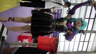 【xxn-105】长腿175展台模特cos2B小姐姐..阴唇侧露很多毛[某房原版] ipcam 2