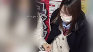 【ママ同伴の激かわJK透けパン】【くっきり乳首がエロいむっちりJD】 ipcam