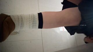 【極上トイレ撮影】色々なストッキングJK女子のバーパノラマトイレ撮影10(一)10V ipcam (7)