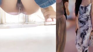 最新流出❤️極上トイレ撮影新シリーズ❤️高価値女神のおしっこ正面撮影フラッシュライトフィルライトでHD接写美女が雲のように眩しい ipcam (38)