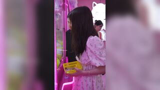 (BC-AA-427)花裙小姐姐和男友一起夹娃娃..前后CD花边粉内[某房原版] ipcam 1