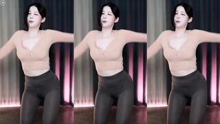 BJ햄찡 팬티다보이는 씨스루 레깅스 [1]