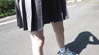 生パン丸出し！！セーラーでストレッチ！？着替えた後だからって油断禁物 ipcam