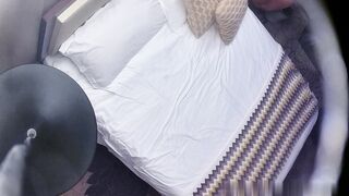 セキュリティホテルのクローズアップの隠し撮り❤️頭の低い男がベッドの上で可愛い彼女とセックスする ipcam