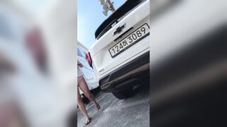 ㄷㅊ ㅈㅉ 분홍땡땡이 비키니팬티녀
