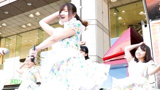 祭りだダンス vol.4 【4K】 アイドルダンスのお嬢さん まさかまさかの水色パ〇ツ ipcam