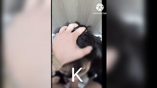 반차쓰고 화장실에서펠라