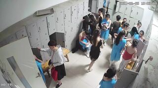 【破解摄像头】舞蹈生更衣室，舞蹈生情侣互摸搂抱（2） ipcam 3 (6)