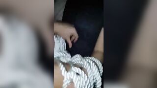 밧줄 묶이고 욕하는 년 얼공