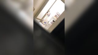 【民家】美少女k母親と入浴, 民家風呂覗き 桜色の乳首, 民家の湯 ipcam 20 (8)