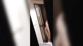 【民家】美少女k母親と入浴, 民家風呂覗き 桜色の乳首, 民家の湯 ipcam 7 (7)