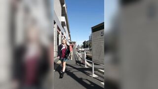 激かわ顔モロ出し【４K】個人的にこのギャル青チェのパンツで抜きまくったヤツｗ ipcam