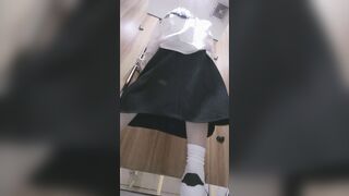 【极品厕拍】9月流出商场前后拍大学生小姐姐后视角…31V[某房原版] ipcam (3)