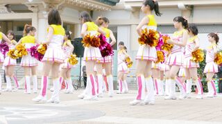 【４Ｋチア動画】☆☆アイドルより可愛い某大人気ＪＤチアガール！Part2☆☆　今度はななめアングルで絶妙な瞬間をゲット ipcam