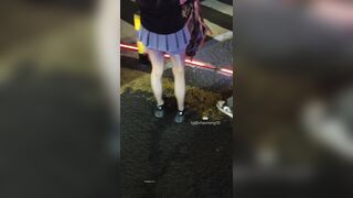 激【街撮り激撮】お姉さんが射精＆おもらしする姿を激撮51V ipcam (17)