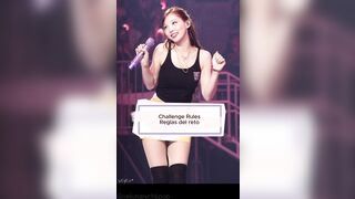 트와이스 나연 사정 챌린지