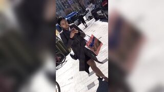 最高品質のバーゲン品、客室乗務員、ショッピングモールのノーパンで大きなお尻の夜市の美女たち ipcam 1 (1) 2