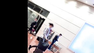 【某航空会社社員によるCA盗撮17】CAのデカパイがカメラの目の前に ipcam
